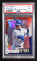 Ken Griffey Jr. 2021 Panini Prizm Old School Red/White/Blue #OS-2 (PSA 9) at PristineAuction.com