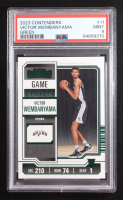 Victor Wembanyama 2023-24 Panini Contenders Game Ticket Green #11 RC (PSA 9) at PristineAuction.com