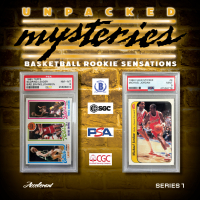 Accelerant UNPACKED MYSTERIES "BASKETBALL ROOKIE SENSATIONS" Series 1 Mystery Box / Pack at PristineAuction.com