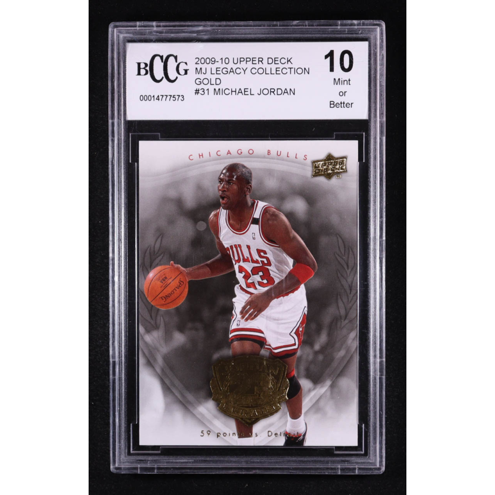 Michael Jordan 2009-10 Upper Deck MJ Legacy Collection Gold #31 (BCCG 10) at PristineAuction.com