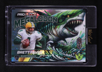 Brett Favre 2025 Wild Card Alumination Pro Look Dino-Might Megalodon Holo #DMPMEGBF #1/1 at PristineAuction.com