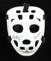 Gerry Cheevers Signed Throwback Hockey Goalie Mask Inscribed "The Mask" (Schwartz) at PristineAuction.com