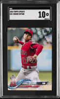 Shohei Ohtani 2018 Topps Update #US1 RC (SGC 10) at PristineAuction.com