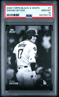 Shohei Ohtani 2025 Topps Black & White #1 (PSA 10) at PristineAuction.com