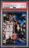 Victor Wembanyama 2023-24 Select Prizms Blue Cracked Ice #121 RC (PSA 10) at PristineAuction.com