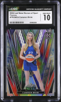 Cameron Brink 2024 Leaf Metal Women Of Sport Promos Tie Die Prismatic #PROMO4 RC (CGC 10) at PristineAuction.com
