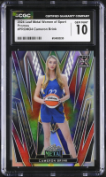 Cameron Brink 2024 Leaf Metal Women Of Sport Promos Tie Die Prismatic #PROMO4 RC (CGC 10) at PristineAuction.com