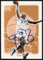 Kevin Garnett Signed 2001-02 Sweet Shot #51 (JSA) at PristineAuction.com