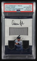 Aaron Judge 2017 Panini National Treasures Players Collection Signature #PCS-AJ RC #03/99 (PSA | Autograph Graded PSA 10) at PristineAuction.com