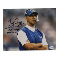 Tony Dungy Signed Colts 8x10 Photo Inscribed "SB XLI Champs" (ACOA) at PristineAuction.com