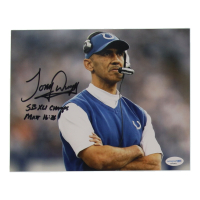 Tony Dungy Signed Colts 8x10 Photo Inscribed "SB XLI Champs" (ACOA) at PristineAuction.com
