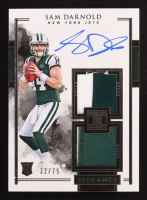 Sam Darnold 2018 Panini Impeccable Helmet Patch Autograph #137 #32/75 RC at PristineAuction.com