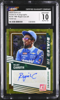 Rajah Caruth 2025 Donruss Dialed In Autographs Gold Ice #DIATMF #09/10 (CGC 10 | Autograph Grade 10) at PristineAuction.com