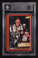 Dale Earnhardt Signed 1992 Maxx Red #294 / Year in Review (BGS) at PristineAuction.com