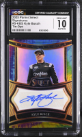 Kyle Busch 2025 Panini Select Signatures Tie Dye #SKBS #17/25 (CGC 10 | Autograph Grade 9) at PristineAuction.com