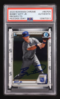 Bobby Witt Jr. Signed 2020 Bowman Chrome Prospects #BCP-25 RC (PSA) at PristineAuction.com