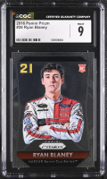 Ryan Blaney 2016 Panini Prizm #26 RC (CGC 9) at PristineAuction.com