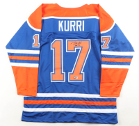 Jari Kurri Signed Jersey Inscribed "HOF '01" (Schwartz) at PristineAuction.com