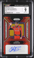 Chase Briscoe 2024 Panini Prizm Sensational Signatures Red #SSCBE #21/99 (CGC 9 | Autograph Grade 10) at PristineAuction.com