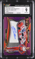 Jesse Love 2025 Panini Select Trackside Action Signatures Purple #TASJLV #23/49 (CGC 9 | Autograph Grade 10) at PristineAuction.com