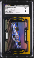 Rajah Caruth 2024 Panini Prizm Rides Prizms Black Gold #22 #1/5 (CGC 9) at PristineAuction.com