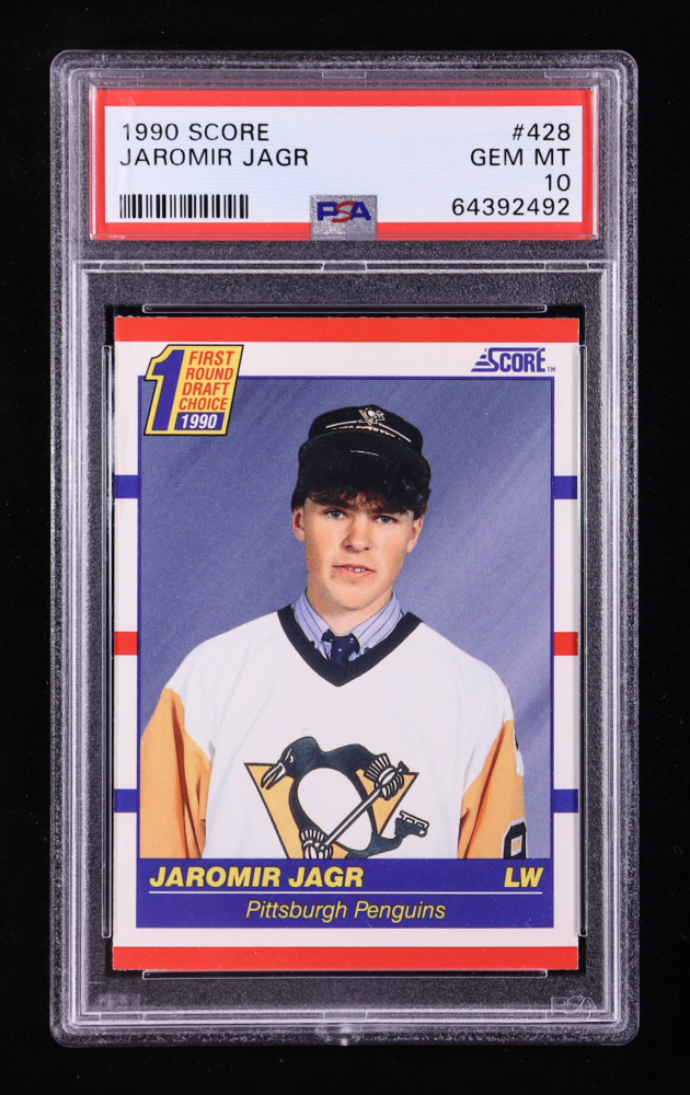 Jaromir Jagr 1990-91 Score #428 RC (PSA 10)