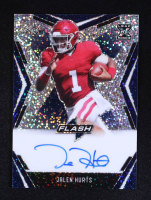 Jalen Hurts 2020 Leaf Flash Autographs Blue #BAJH1 #19/35 RC at PristineAuction.com