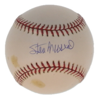 Stan Musial Signed OML Baseball (MLB & Steiner) at PristineAuction.com