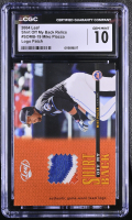 Mike Piazza 2004 Leaf Shirt Off My Back Relics Logo Patch #SOMB19 #74/75 (CGC 10) at PristineAuction.com