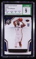Zion Williamson 2019-20 Panini Chronicles Limited Red #377 #34/75 RC (CSG 9) at PristineAuction.com