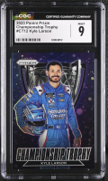 Kyle Larson 2023 Panini Prizm Championship Trophy #CT12 (CGC 9) at PristineAuction.com