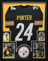 Joey Porter Jr. Signed Custom Framed Jersey Display (JSA) at PristineAuction.com