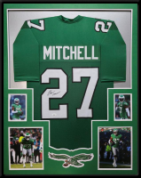 Quinyon Mitchell Signed Custom Framed Jersey Display (JSA) at PristineAuction.com