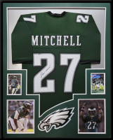 Quinyon Mitchell Signed Custom Framed Jersey Display (JSA) at PristineAuction.com