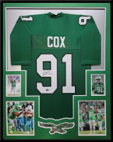 Fletcher Cox Signed Custom Framed Jersey Display (Beckett) at PristineAuction.com