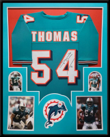 Zach Thomas Signed Custom Framed Jersey Display (JSA) at PristineAuction.com
