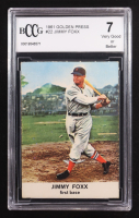 Jimmy Foxx 1961 Golden Press #22 (BCCG 6) at PristineAuction.com