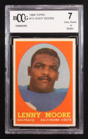 Lenny Moore 1958 Topps #10 (BCCG 7) at PristineAuction.com