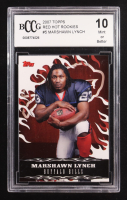 Marshawn Lynch 2007 Topps Red Hot Rookies #5 RC (BCCG 10) at PristineAuction.com