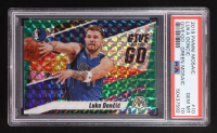 Luka Doncic 2019-20 Panini Mosaic Give and Go Mosaic Green #10 (PSA 10) at PristineAuction.com