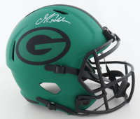 Matthew Golden Signed Packers Full-Size Rave Alternate Speed Helmet (Schwartz) at PristineAuction.com