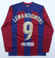 Robert Lewandowski Signed F.C. Barcelona Nike Authentic Jersey (Beckett) at PristineAuction.com