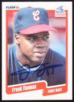 Frank Thomas Signed 1990 Fleer Update #U87 RC (Beckett) at PristineAuction.com