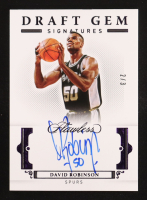 David Robinson 2020-21 Panini Flawless Draft Gem Signatures Amethyst #30 #2/3 at PristineAuction.com