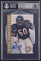 Mike Singletary Signed Hall of Fame Signature Series Card (BGS) at PristineAuction.com