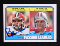 Bernie Kosar Signed 1988 Topps Passing Leaders #215 (JSA) at PristineAuction.com