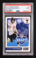 Patrick Mahomes II 2017 Panini Score NFL Draft #2 RC (PSA 9) at PristineAuction.com