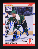 Mike Modano Signed 1990-91 Score ART #327 RC (JSA) at PristineAuction.com