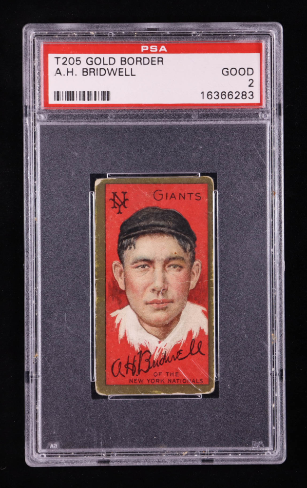 Al Bridwell 1911 T205 Gold Border #25 (PSA 2)