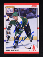 Mike Modano Signed 1990-91 Score ART #327 RC (JSA) at PristineAuction.com